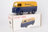 ATLAS/DINKY TOYS: 25B Peugeot Service Van, van mint slightly faded on one side.