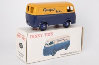 ATLAS/DINKY TOYS: 25B Peugeot Service Van, van mint slightly faded on one side. - 2