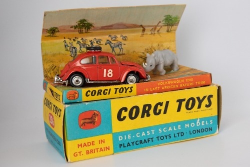 CORGI TOYS: 256 VW1200 in East African Safari Trim 1965-68