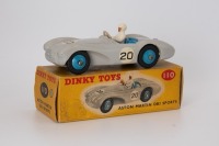 DINKY TOYS: 110 Aston Martin DB3 Sports, Grey RN 20, 1956-59