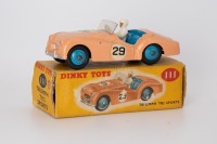 DINKY TOYS: 111 Triumph TR2 Sports, Pink RN29 1956-59