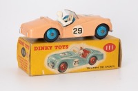 DINKY TOYS: 111 Triumph TR2 Sports, Pink RN29 1956-59 - 2