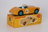 DINKY TOYS: 109 Austin Healey 100 Sports RN 21, 1955-59 - 2