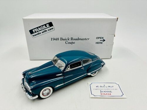 BUICK ROADMASTER: A 1:24 scale model by Danbury Mint of the 1948 Buick Roadmaster Coupe [Location: Sydney]
