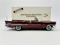 CHRYSLER NEW YORKER: A 1:24 scale model by Danbury Mint of the 1958 Chrysler New Yorker Convertible [Location: Sydney] - 8