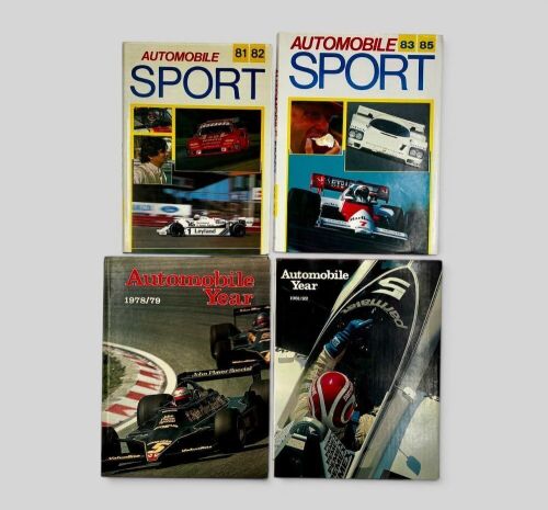MOTOR RACING: A pair of Automobile Sport yearbooks together with a pair of Automobile Year yearbooks [Location: Sydney]