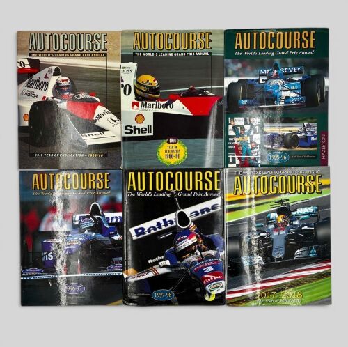 AUTOCOURSE: A group of six hardcover annuals [Location: Sydney]