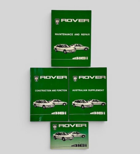 ROVER: A group of four factory manuals for the 416i [Location: Sydney]