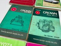 TOYOTA: A group of six manuals for various Toyota models including Crown, Corolla KE70 and Corona [Location: Sydney] - 3