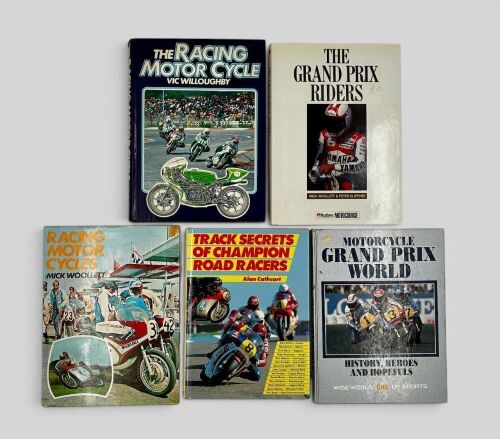 MOTORCYCLE RACING: A five of four hardcover books relating to Motorcycle Racing [Location: Sydney]