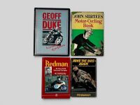 MOTORCYCLE RACING: A group of four hardcover biographies relating to Motorcycle Racing [Location: Sydney]