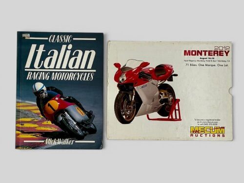ITALIAN MOTORCYCLES: A pair of books relating to Italian Motorcycles [Location: Sydney]