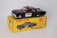 DINKY TOYS: 258 Ford Fairlane USA Police Car 1962-66