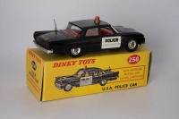 DINKY TOYS: 258 Ford Fairlane USA Police Car 1962-66 - 2