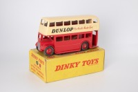 DINKY TOYS: 290 Double Deck Bus 'Dunlop' livery, 1954-1963
