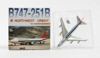 BOEING: A NOS 1:400 scale Dragon wings Northwest Orient Boeing B747-251B