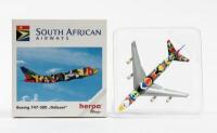 BOEING: A NOS 1:500 scale Herpa South African Airways Boeing 747-300 "Ndizani"