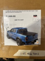 FORD RANGER: An EGR Auto Ford Ranger RA series soft tonneau cover (P/N SFTC0076 / STC-RDR22DC-CG) in box - 2