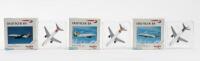 BOEING: 3 NOS 1:500 scale Herpa Deutsche BA boeing 737-300 "Popart", "Bavaria", "Bauhaus"