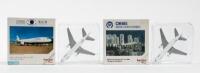 MC DONNELL DOUGLAS: Two NOS 1:500 scale Herpa Orbis Douglas DC-10-10ER "Flying the hospital"