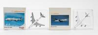 BOEING: Two NOS 1:500 scale Herpa Lufthansa Boeing 747-400/747-200F Cargo
