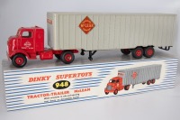 DINKY SUPERTOYS: 948 Tractor-Trailer in McLean Trucking livery 1961-1967