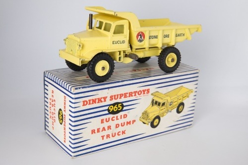 DINKY SUPERTOYS: 965 Euclid Rear Dump Truck 1955-1961