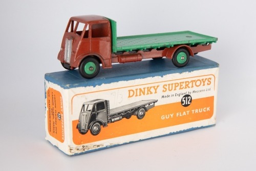DINKY SUPERTOYS: 512 Guy Flat Truck 1948-1954