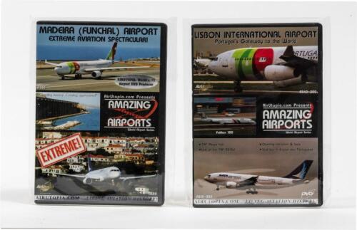 AIRCRAFT DVD'S: 2 NOS sealed Aircraft Dvd's including, Madeira (Funchal) Airport and Lisbon International Airport "Portugal gateway to the world"