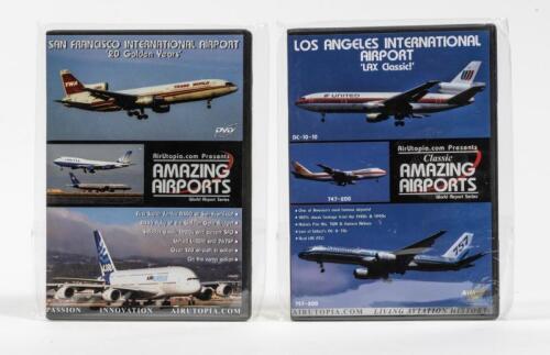 AIRCRAFT DVD'S: 2 NOS sealed Aircraft Dvd's including, San Francisco International Airport "20 Golden Years" and Los Angeles International Airport "LAX Classic"
