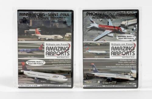 AIRCRAFT DVD'S: 2 NOS sealed Aircraft Dvd's including, Phoenix Sky Harbor International Airport and Minneapolis - Saint Paul International Airport