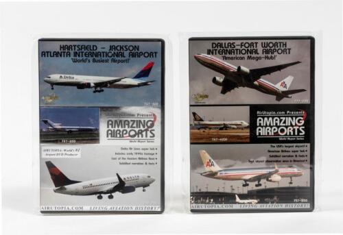 AIRCRAFT DVD'S: 2 NOS sealed Aircraft Dvd's including, Hartsfield - Jackson Atlanta International Airport "World's busiest airport" and Dallas - Fort Worth International Airport "American Mega Hub"