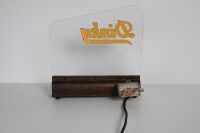 DINKY TOYS: An original c1950s Dinky Toys countertop display flashing light-up sign, working, measures 32cm high, 31cm wide - 2