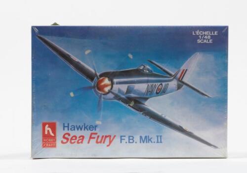 MODEL KIT: A NOS 1:48 scale sealed Hobby Craft Hawker Sea fury F.B. MkII model kit