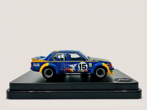 HOLDEN COMMODORE: A 1:43 scale model by Trax of the Holden VH Commodore driven by Terry Finnigan and John Gates in the 1982 James Hardie 1000 [Location: Sydney]