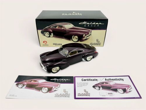 HOLDEN EFIJY: A 1:18 scale model by Classic Carlectabales of the Holden Efijy Concept Car with certificate of authenticity and original packaging [Location: Sydney]