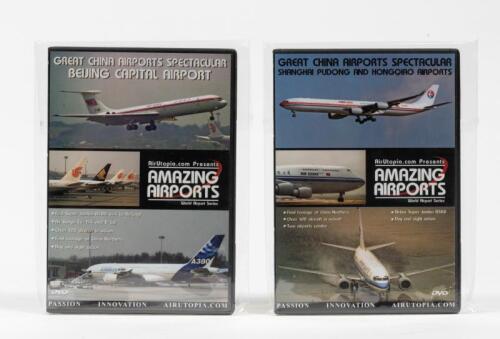 AIRCRAFT DVD'S: 2 NOS sealed Aircraft Dvd's including, Great China Airports spectacular "Beijing Capital Airport" and "Shangai Pudong and Hongqiao Airports"