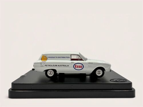 284 · FORD FALCON: A 1:43 scale model by Trax of the 1961-1962 Ford XK Falcon Panel Van in Esso livery with original packaging [Location: Sydney]