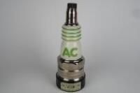 DECANTOR: A James B. Bean &lsquo;AC&rsquo; novelty 4/5 Quart decanter in the form of spark plug