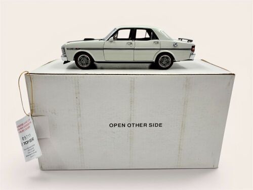 282 · FORD XY FALCON GTHO: A 1:24 scale model by Trax of the 1971 Ford XY Falcon GTHO with original packaging [Location: Sydney]