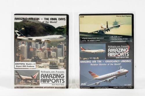 AIRCRAFT DVD'S: 2 NOS sealed Aircraft Dvd's including, Amazing Kai Tak " Emergency Landing" and Amazing Kai Tak " The final days"
