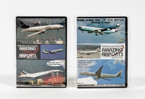 AIRCRAFT DVD'S: 2 NOS sealed Aircraft Dvd's including, Amazing Kai Tak "Concorde at Kai Tak" and Hong Kong Chek lap Kok Airport "getaway to China"