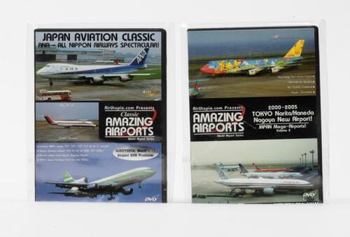 AIRCRAFT DVD'S: 2 NOS sealed Aircraft Dvd's including, Japan Aviation Classic "ANA- all Nippon Airways spectacular" and 2000-2005 Tokyo Narita/Haneda Nagoya new airport "Japan Mega Airports 2"