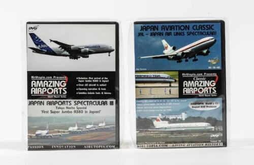 AIRCRAFT DVD'S: 2 NOS sealed Aircraft Dvd's including, Japan Aviation classic "JAL- Japan Airlines spectacular" and Japan Airports spectacular III "Tokyo Narita special, First super Jumbo A380 in Japan"