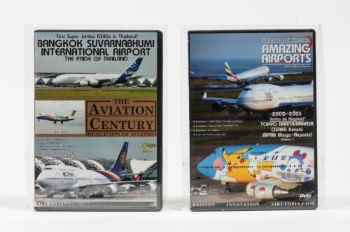 AIRCRAFT DVD'S: 2 NOS sealed Aircraft Dvd's including, Bangkok Suvarnabhumi International Airport "The pride of Thailand" and 2000-2005 Japan Mega Airport I " Jumbo Jet Kingdom"