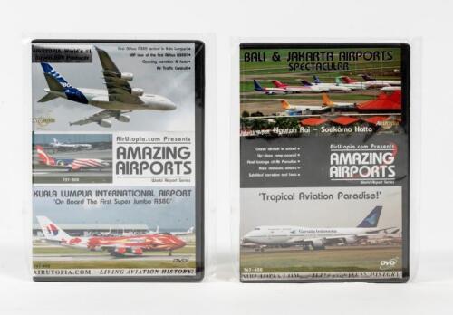 AIRCRAFT DVD'S: 2 NOS sealed Aircraft Dvd's including, Bali & Jakarta Airports "Ngurah Rai - Soekarno Hatta" and Kuala Lumpur International Airport "First Super Jumbo A380"
