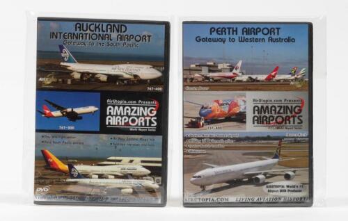 AIRCRAFT DVD'S: 2 NOS sealed Aircraft Dvd's including, Perth Airport "Gateway to Western Australia" and Auckland International "Gateway to the South Pacific"