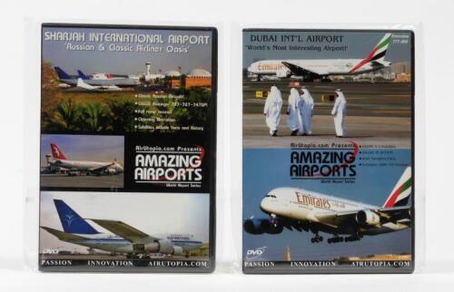 AIRCRAFT DVD'S: 2 NOS sealed Aircraft Dvd's including, Dubai International Airport "World's most interesting airport" and Sharjah International Airport "Russian & Classic Airliner Oasis"