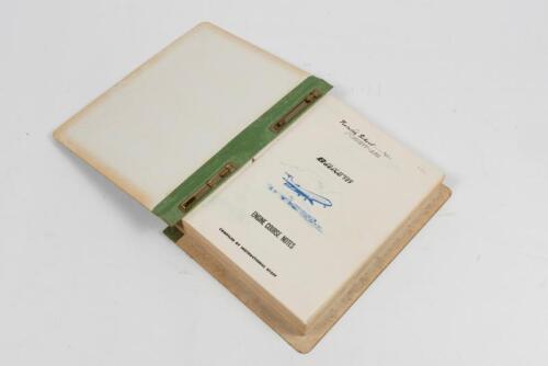 ANSETT-ANA: A 1964 Ansett-Ana training school book compiled by instructional staff, engine course notes for the Fan Jet powered Boeing 727.