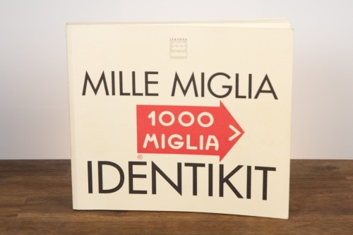 MILLE MIGLIA: 'Mille Miglia Identikit' by Angelo Tito Anselmi & Valerio Moretti, limited edition, numbered '0018', softcover, 2003